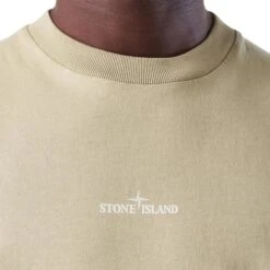 Stone Island Combed Industrial Print T Shirt -Creps Lockers stone island combed industrial print t shirt k2s152100037s0241v009a detailed logo