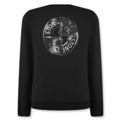 Stone Island Dial Logo Black Sweatshirt 10 Stone Island Dial Logo Black Sweatshirt -Creps Lockers stone island dial logo black sweatshirt k1s156100665s0083v0029 back