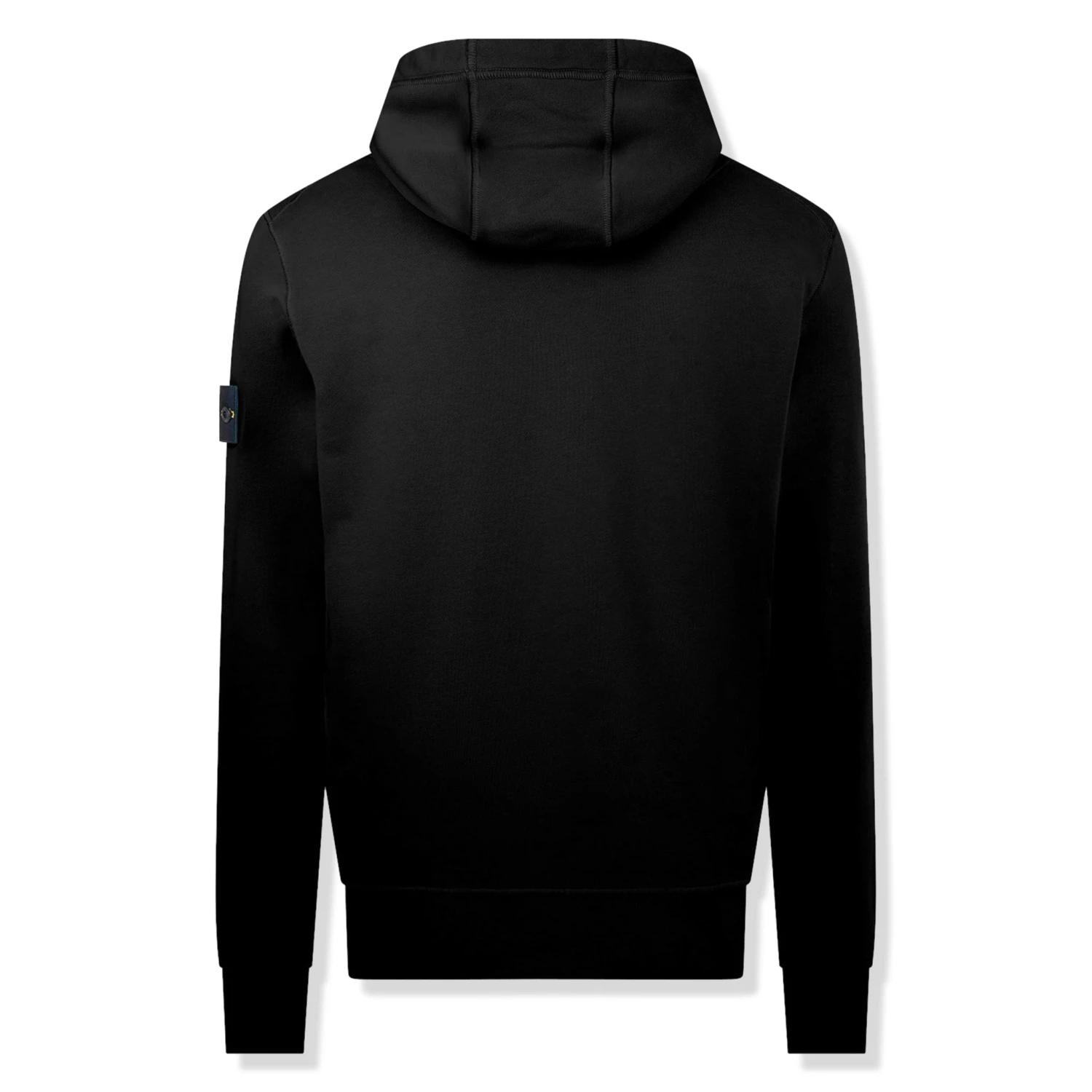 Stone Island Logo Black Hoodie 2 Stone Island Logo Black Hoodie - Image 2
