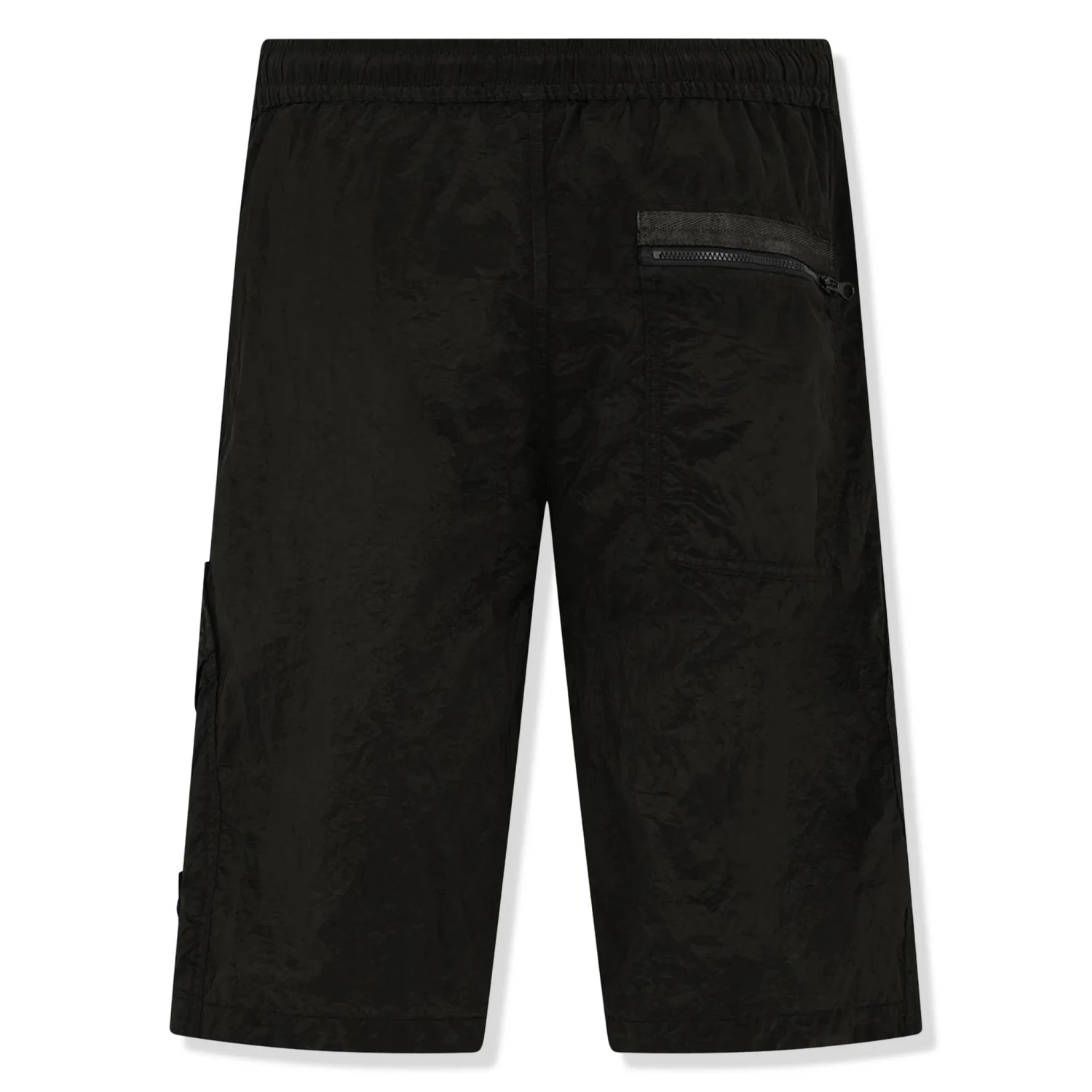 Stone Island Nylon Metal Black Shorts 2 Stone Island Nylon Metal Black Shorts - Image 2