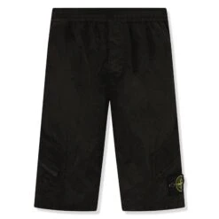 Stone Island Nylon Metal Black Shorts