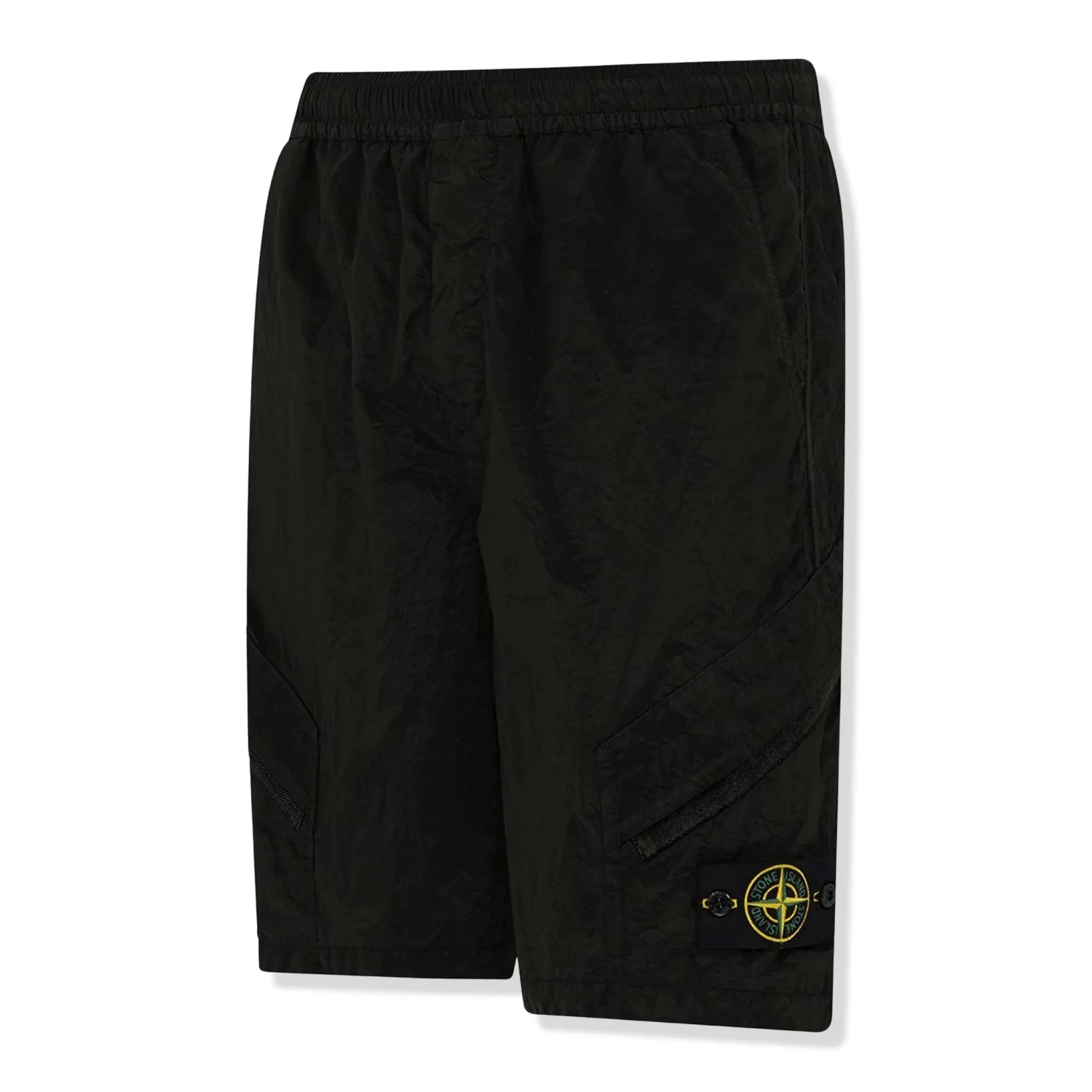 Stone Island Nylon Metal Black Shorts 3 Stone Island Nylon Metal Black Shorts - Image 3