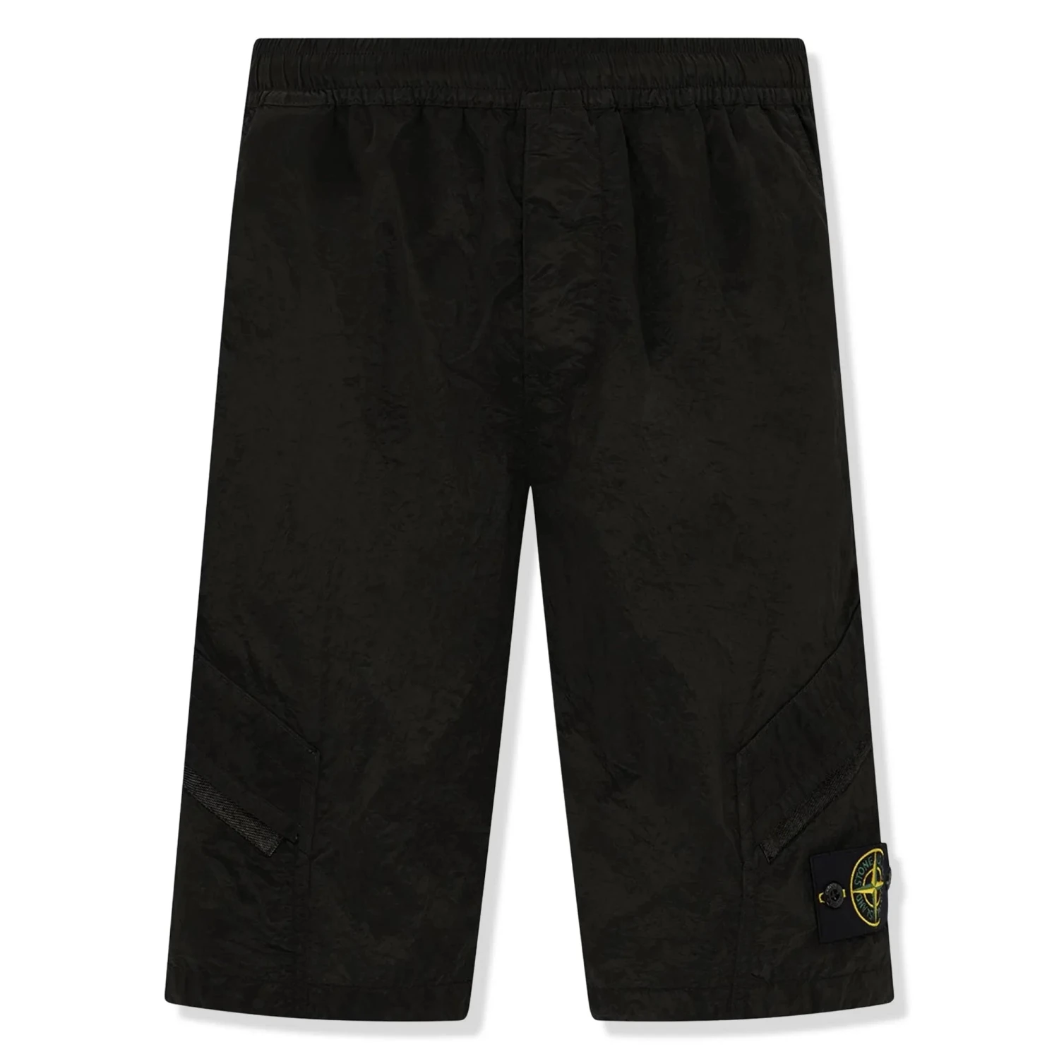 Stone Island Nylon Metal Black Shorts 1 Stone Island Nylon Metal Black Shorts