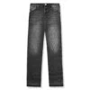Syenti Released Hem Jeans Black