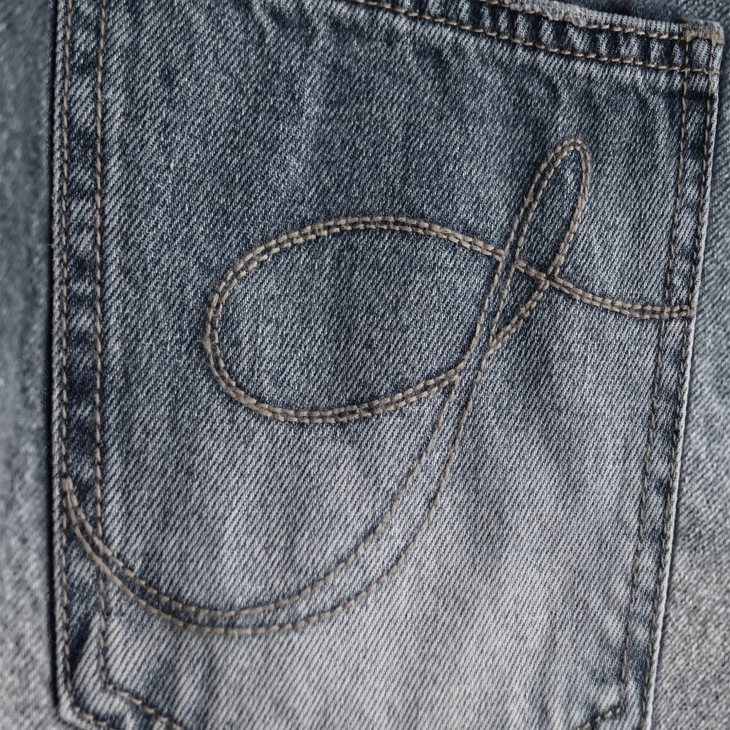 Syenti Stone Washed Jeans Blue 3 Syenti Stone Washed Jeans Blue - Image 3