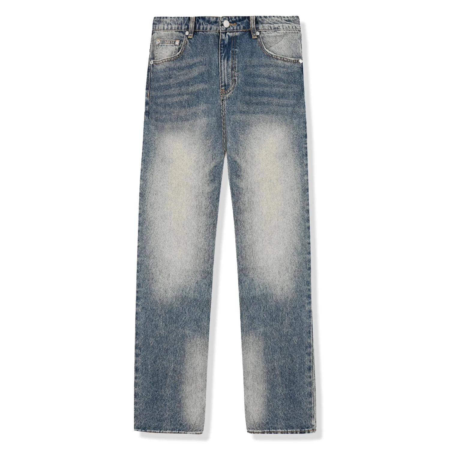 Syenti Stone Washed Jeans Blue 1 Syenti Stone Washed Jeans Blue