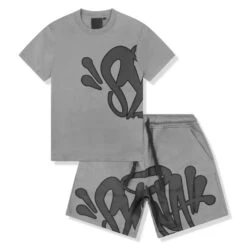 Syna World Logo Grey T Shirt & Shorts