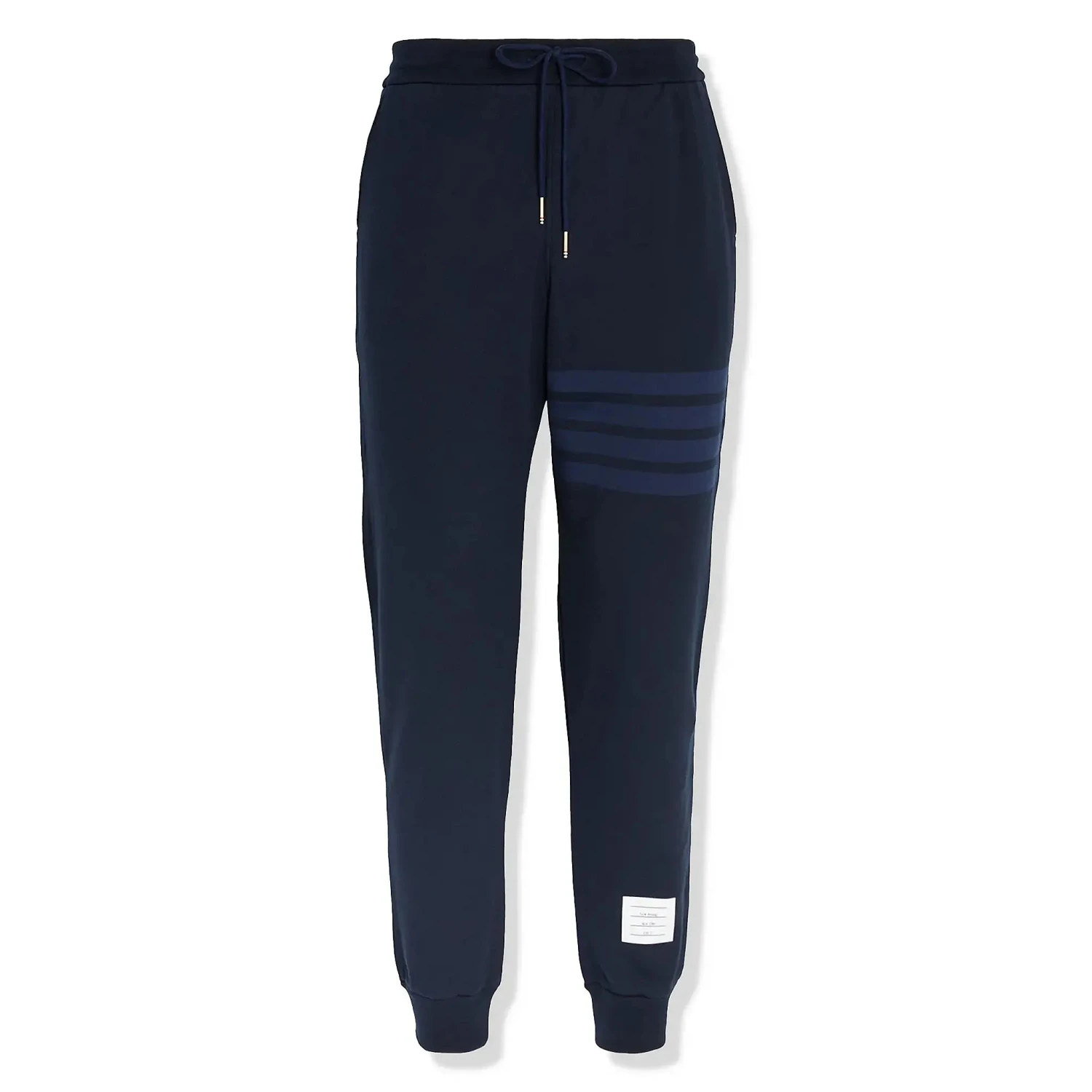 Thom Browne Classic Loopback 4-Bar Blue Sweatpants 1 Thom Browne Classic Loopback 4-Bar Blue Sweatpants
