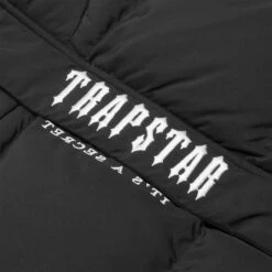 Trapstar Decoded Black White Gilet 6 Trapstar Decoded Black White Gilet -Creps Lockers trapstar decoded black white front logo