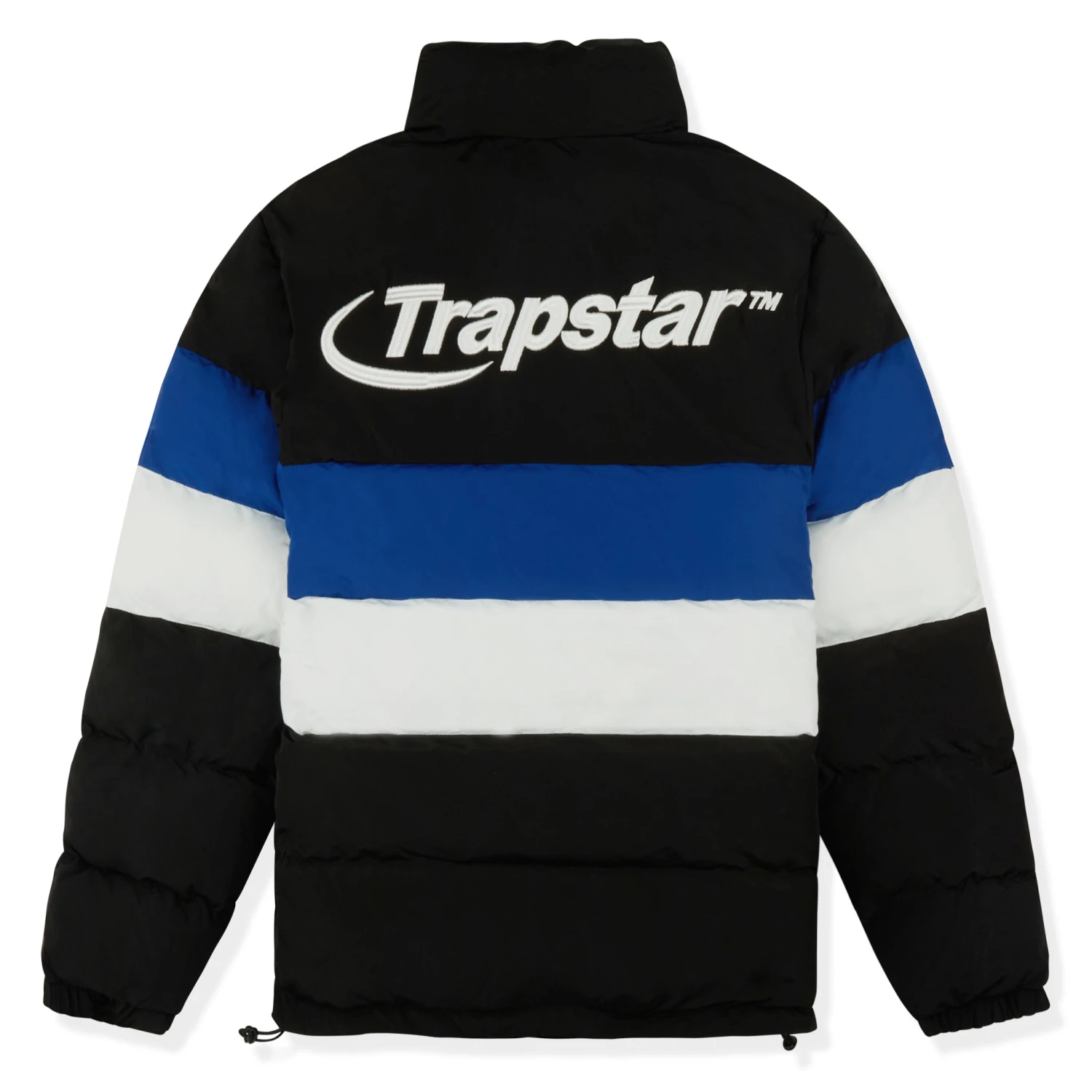 Trapstar Hyperdrive Puffer Black Blue White Jacket 2 Trapstar Hyperdrive Puffer Black Blue White Jacket - Image 2
