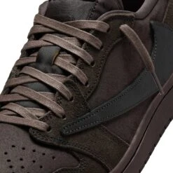 Travis Scott X Air Jordan 1 Low OG SP Velvet Brown 17 Travis Scott X Air Jordan 1 Low OG SP Velvet Brown -Creps Lockers travis scott x air jordan 1 low og sp velvet brown dm7866 202 swoosh