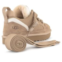 UGG Lowmel Trainer Sand (W) 9 UGG Lowmel Trainer Sand (W) -Creps Lockers ugg lowmel sand trainer w 1152410k san back side