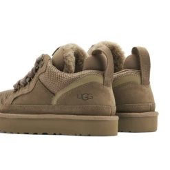 UGG Lowmel Trainer Hickory (W) 7 UGG Lowmel Trainer Hickory (W) -Creps Lockers ugg lowmel trainer hickory w 1144032 hck heel detail
