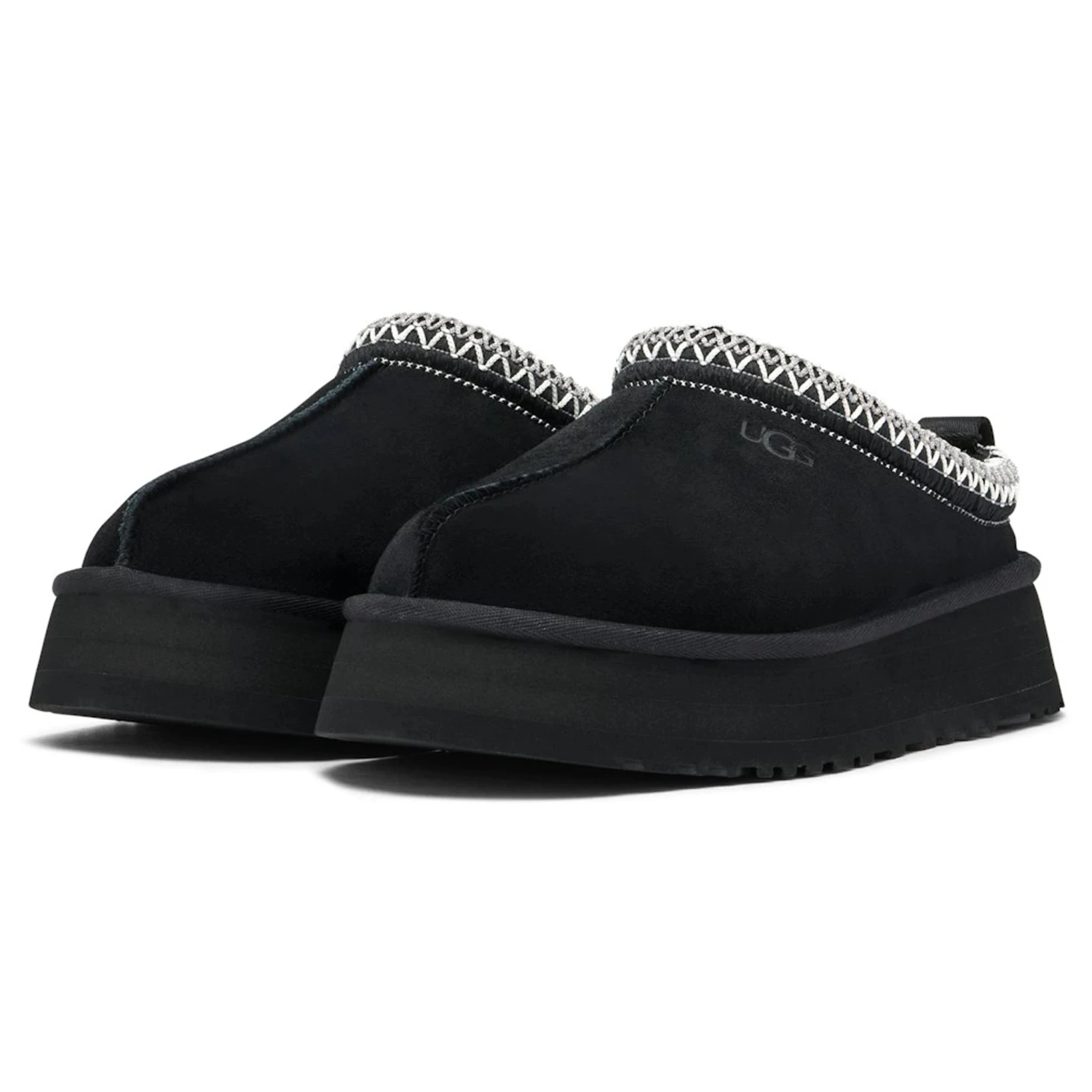 UGG Tazz Platform Black Slippers (W) 2 UGG Tazz Platform Black Slippers (W) - Image 2
