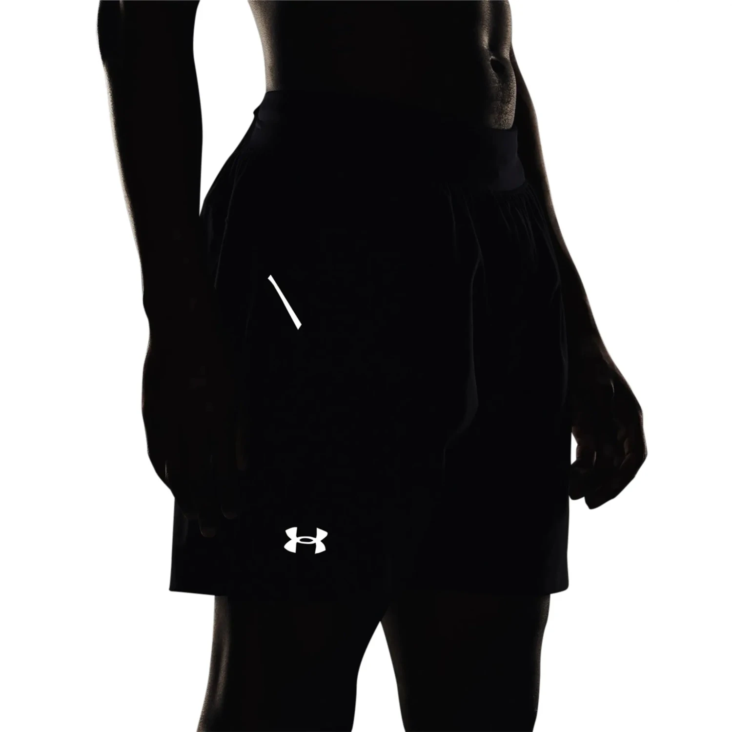Under Armour UA Launch 7-Inch Black Shorts 5 Under Armour UA Launch 7-Inch Black Shorts - Image 5
