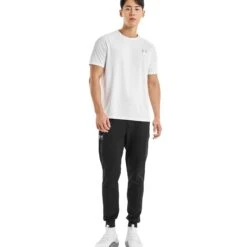 Under Armour UA Tech White Black T Shirt & Shorts 18 Under Armour UA Tech White Black T Shirt & Shorts -Creps Lockers under armour ua tech 2.0 white t shirt 1326413 model 1