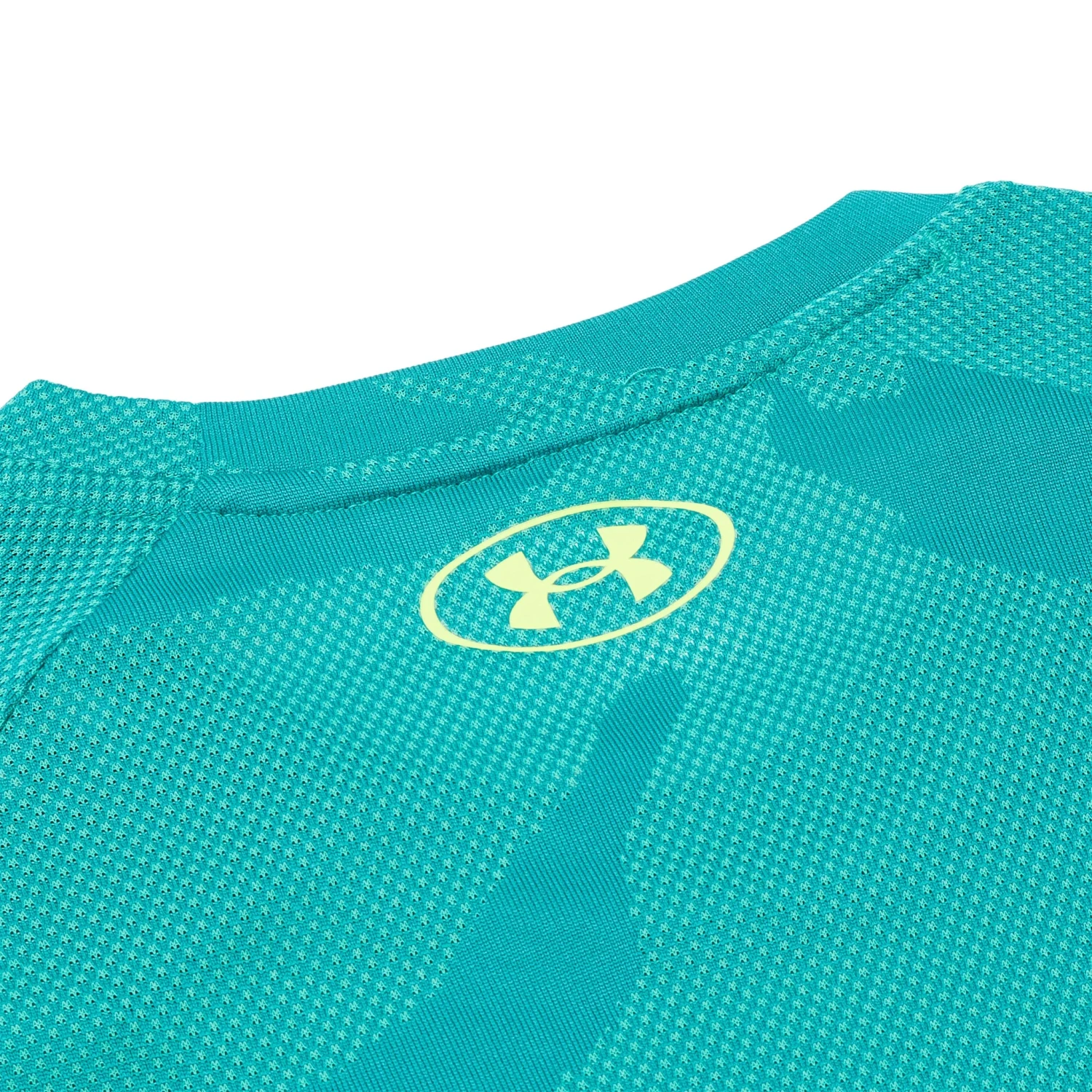 Under Armour UA Velocity Jacquard Turquoise T Shirt 4 Under Armour UA Velocity Jacquard Turquoise T Shirt - Image 4
