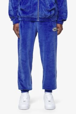 Weaver Oversized Velour Pants - Magic Violet