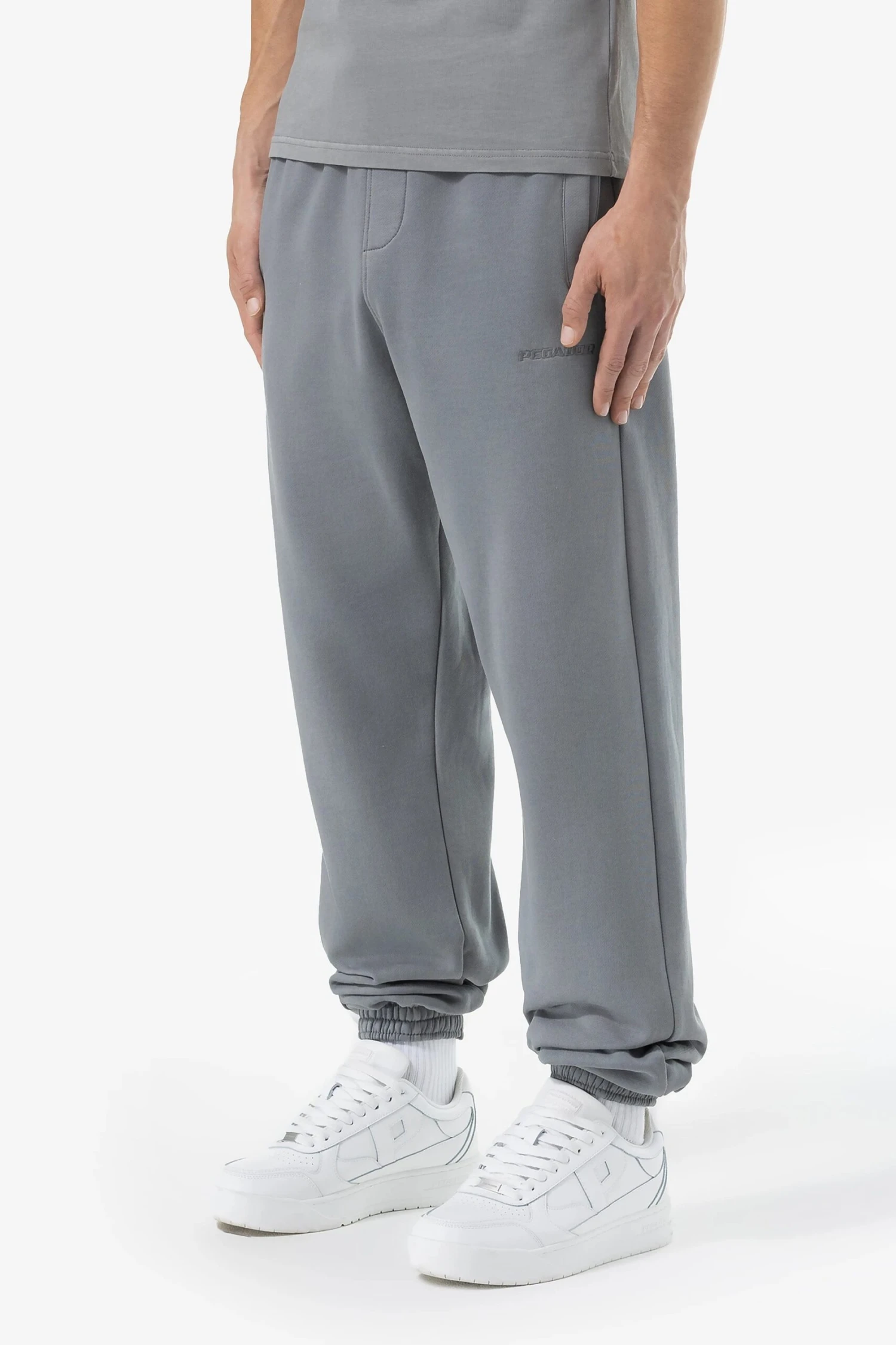 Heavyweight Vintage Grey Sweat Joggers 3 Heavyweight Vintage Grey Sweat Joggers - Image 3
