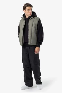 Belmont Wide Tech Cargo Pants Black -Creps Lockers 24055 PEGADOR Q4 Drop 3048