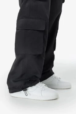 Belmont Wide Tech Cargo Pants Black -Creps Lockers 24055 PEGADOR Q4 Drop 3061