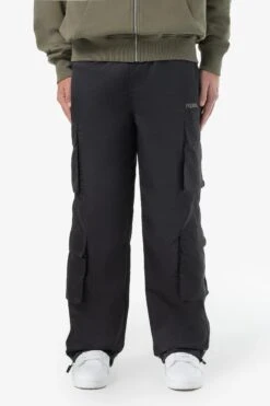 Belmont Wide Tech Cargo Pants Black -Creps Lockers 24055 PEGADOR Q4 Drop 3072