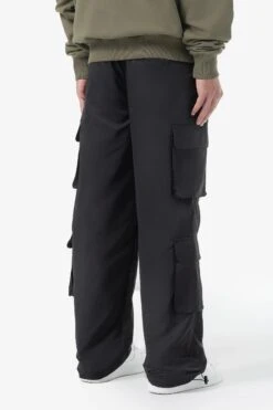Belmont Wide Tech Cargo Pants Black -Creps Lockers 24055 PEGADOR Q4 Drop 3080