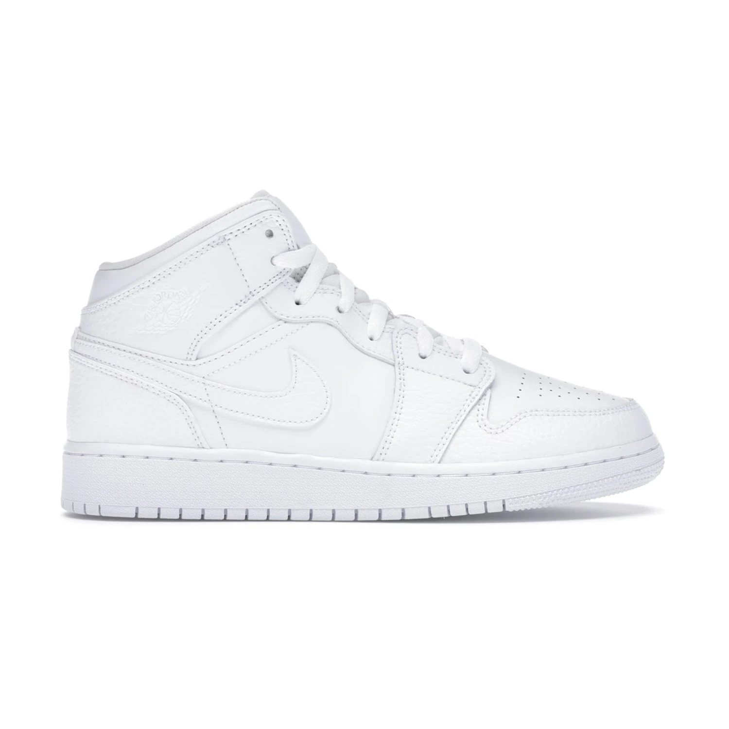 Air Jordan 1 Mid Triple White (GS) 1 Air Jordan 1 Mid Triple White (GS)