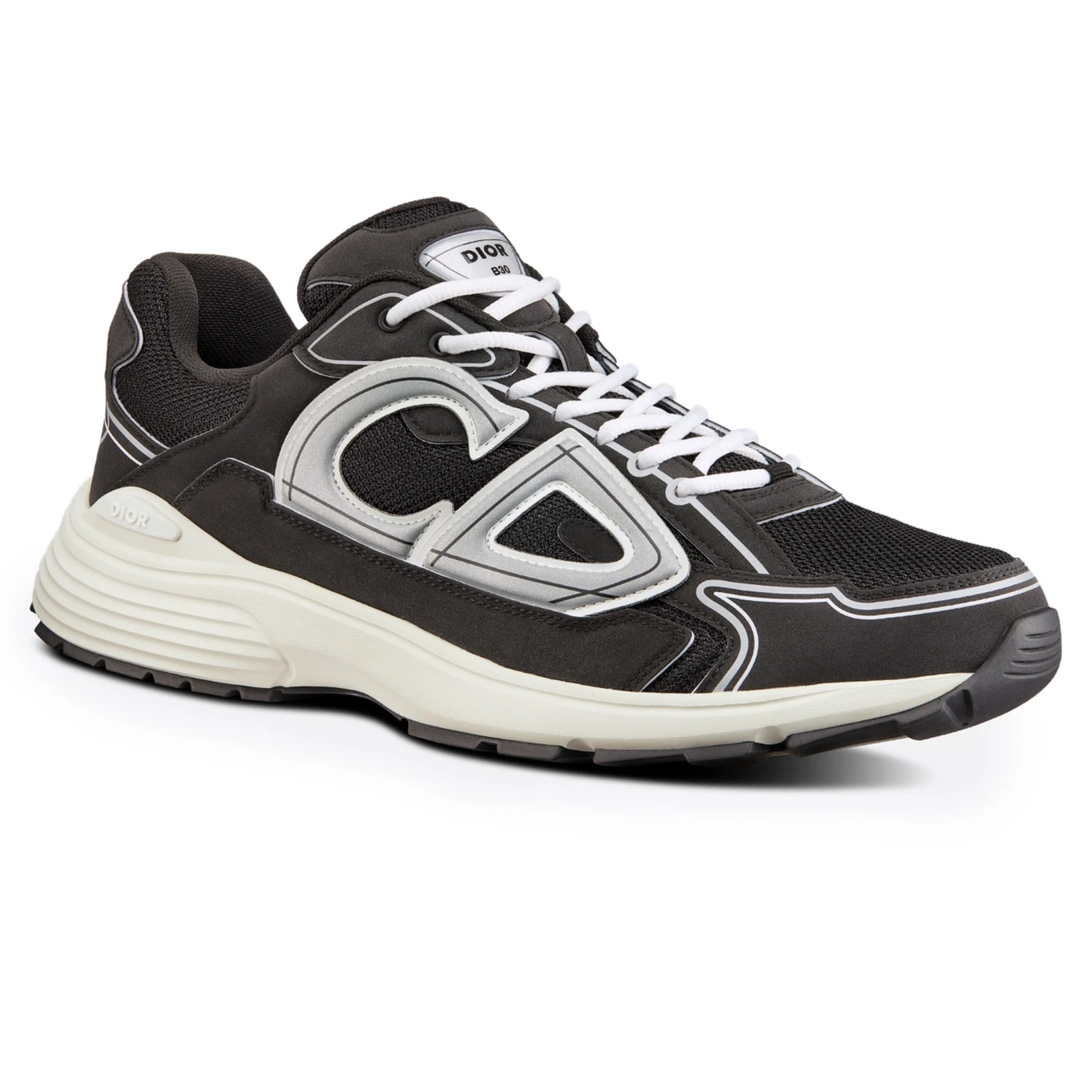Dior B30 Mesh Black White Trainer 2 Dior B30 Mesh Black White Trainer - Image 2