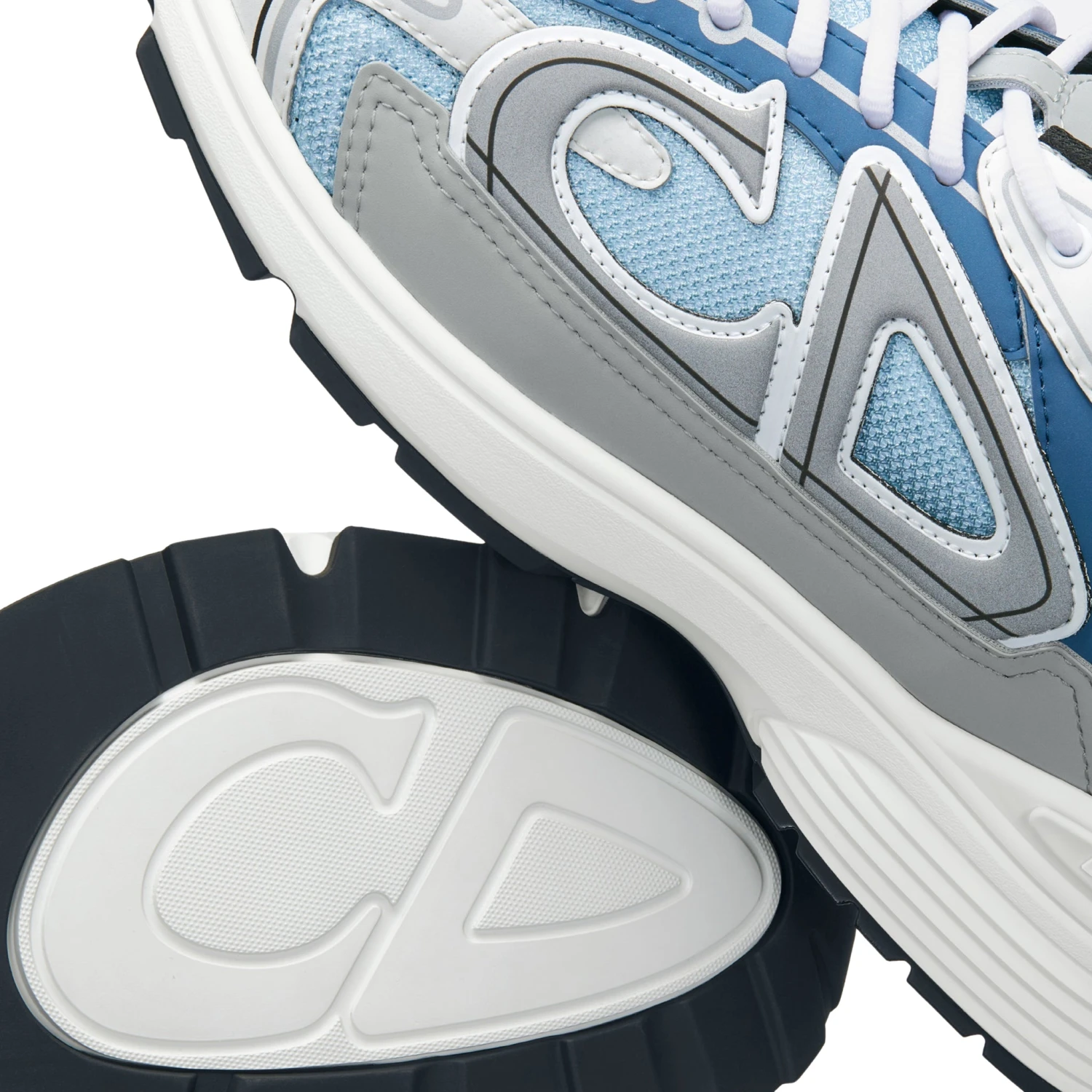 Dior B30 Mesh Light Blue Grey Trainer 5 Dior B30 Mesh Light Blue Grey Trainer - Image 5