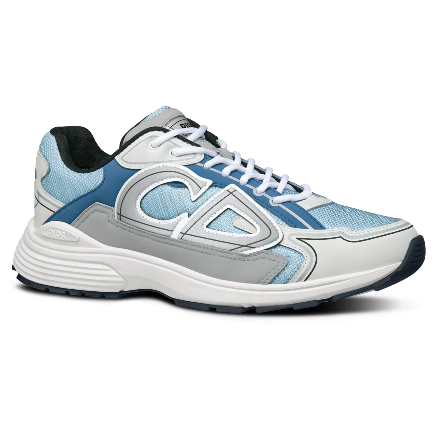Dior B30 Mesh Light Blue Grey Trainer 2 Dior B30 Mesh Light Blue Grey Trainer - Image 2