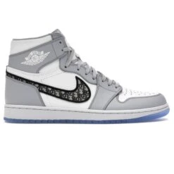 Dior X Air Jordan 1 High OG Grey Sneaker