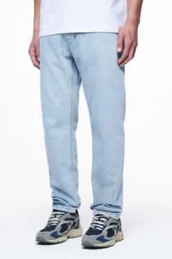 Kelton Straight Jeans Washed Light Blue -Creps Lockers PEGADOR FINER THINGS ECOMMERCE MALE PANTS0467