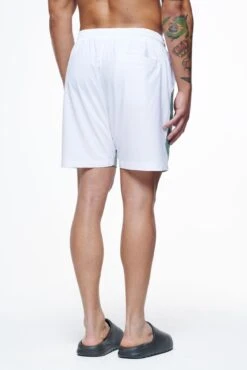 Baker Swim Shorts White Cypress Green -Creps Lockers PEGADOR FINER THINGS ECOMMERCE MALE PANTS0633