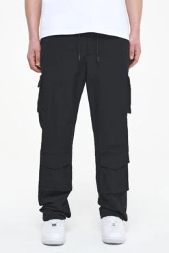 Bonac Baggy Track Pants Black -Creps Lockers PEGADOR TRUST THE PROCESS ECOMMERCE MALE25721