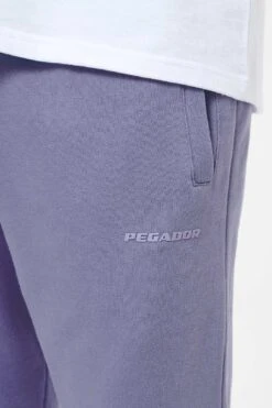 Logo Wide Sweat Pants Vintage Washed Magic Violet Gum -Creps Lockers PEGADOR TRUST THE PROCESS ECOMMERCE MALE25873 1