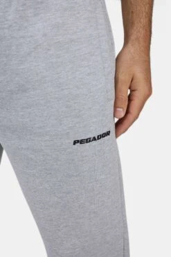 Logo Wide Sweat Pants Heather Grey Black 9 Logo Wide Sweat Pants Heather Grey Black -Creps Lockers PGDR 1148 224001 12