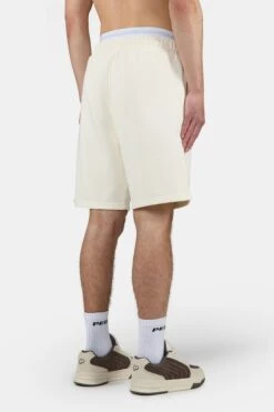 Premium Heavyweight Sweat Shorts in Washed Unbleached White -Creps Lockers PGDR 1569 575004 73