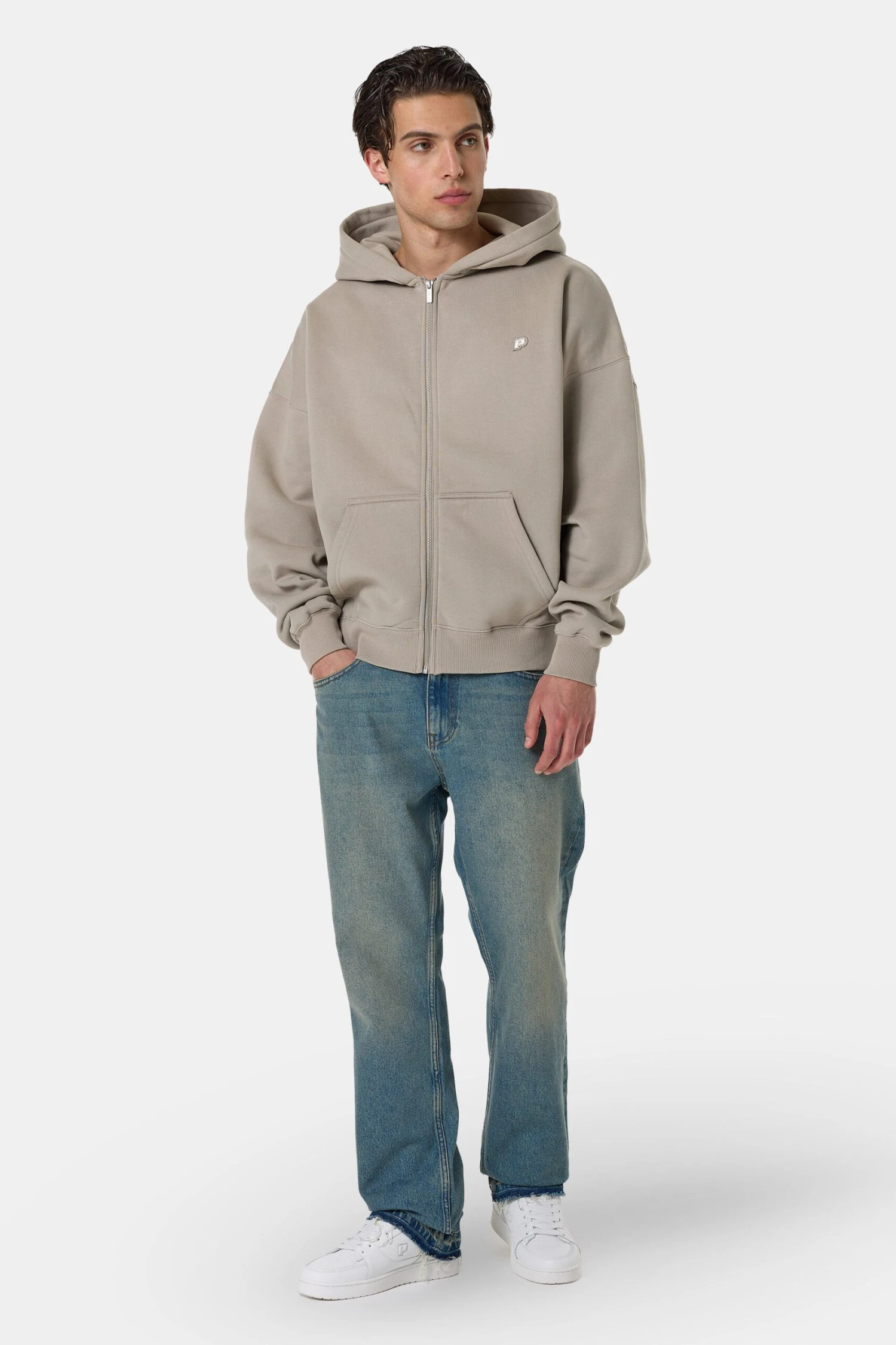 Presto Open Hem Jeans Washed Vintage Blue 2 Presto Open Hem Jeans Washed Vintage Blue - Image 2