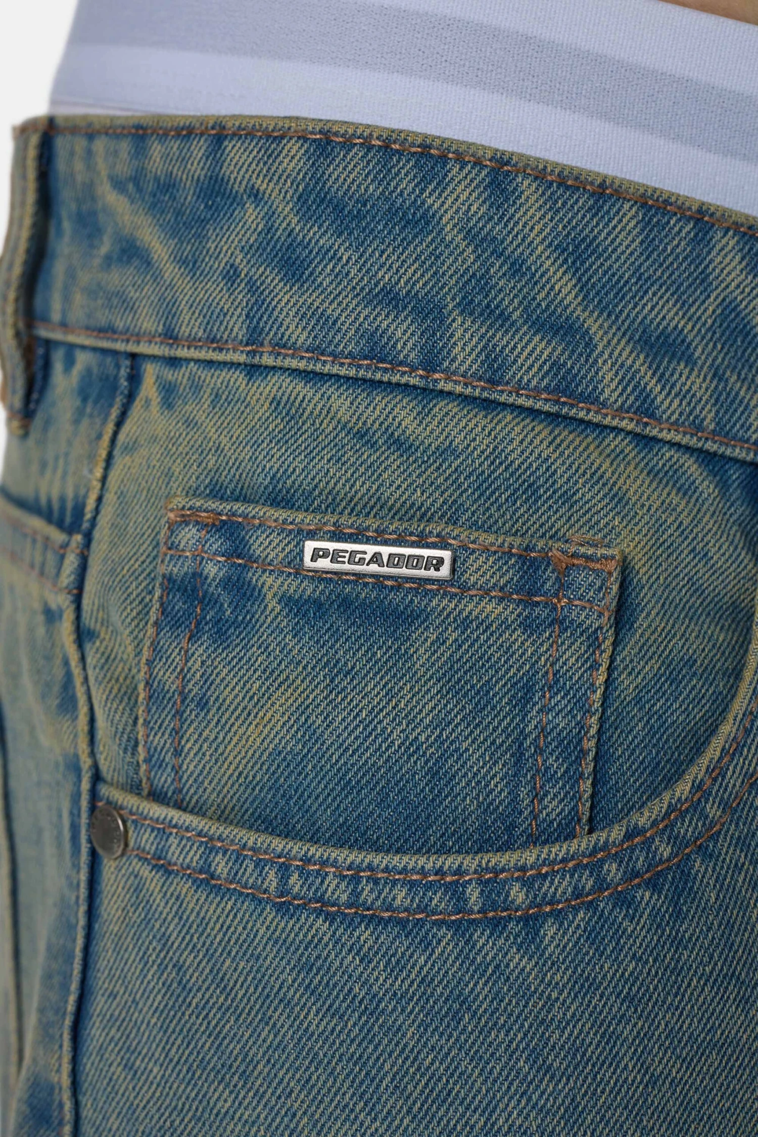Pegador Baures Straight Jeans - Washed Vintage Blue 5 Pegador Baures Straight Jeans - Washed Vintage Blue - Image 5