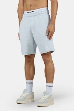 Libco Structured Knit Shorts Washed Dream Blue Unbleached -Creps Lockers PGDR 3625 578 352 Libco Structured Knit Shorts Washed Dream Blue Unbleached 559