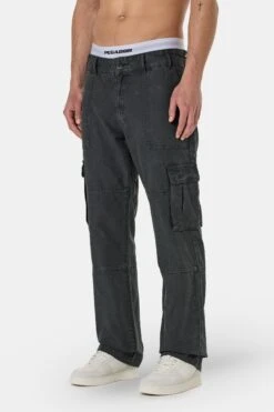 Risley Cargo Pants Dark Grey -Creps Lockers PGDR 4120 010 Risley Cargo Pants Dark Grey 1319 1