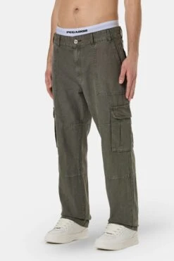 Risley Cargo Pants Khaki -Creps Lockers PGDR 4120 072 Risley Cargo Pants Khaki 1441 1