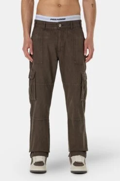 Risley Cargo Pants Dark Brown
