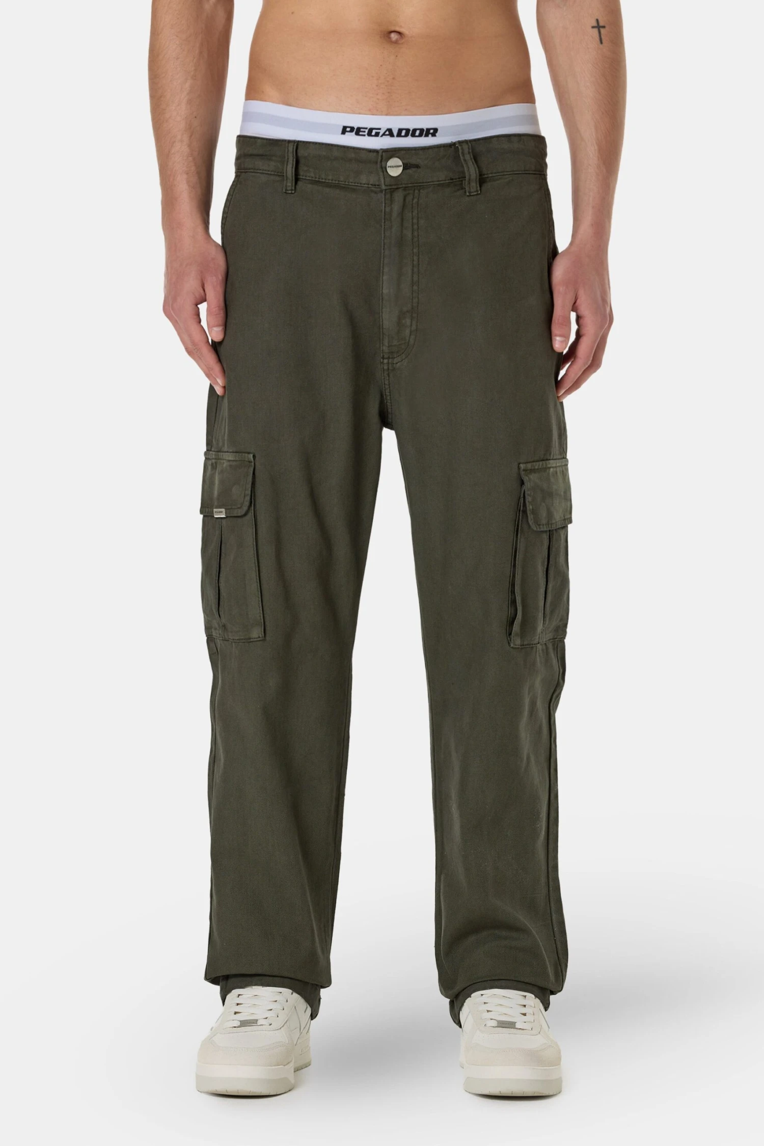 Waymir Cargo Pants Olive Green 1 Waymir Cargo Pants Olive Green