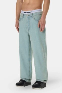 Bece Loose Jeans Sand Washed Blue -Creps Lockers PGDR 5001 082 Bece Loose Jeans Sand Washed Blue 223 1