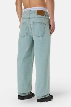 Bece Loose Jeans Sand Washed Blue -Creps Lockers PGDR 5001 082 Bece Loose Jeans Sand Washed Blue 228 1
