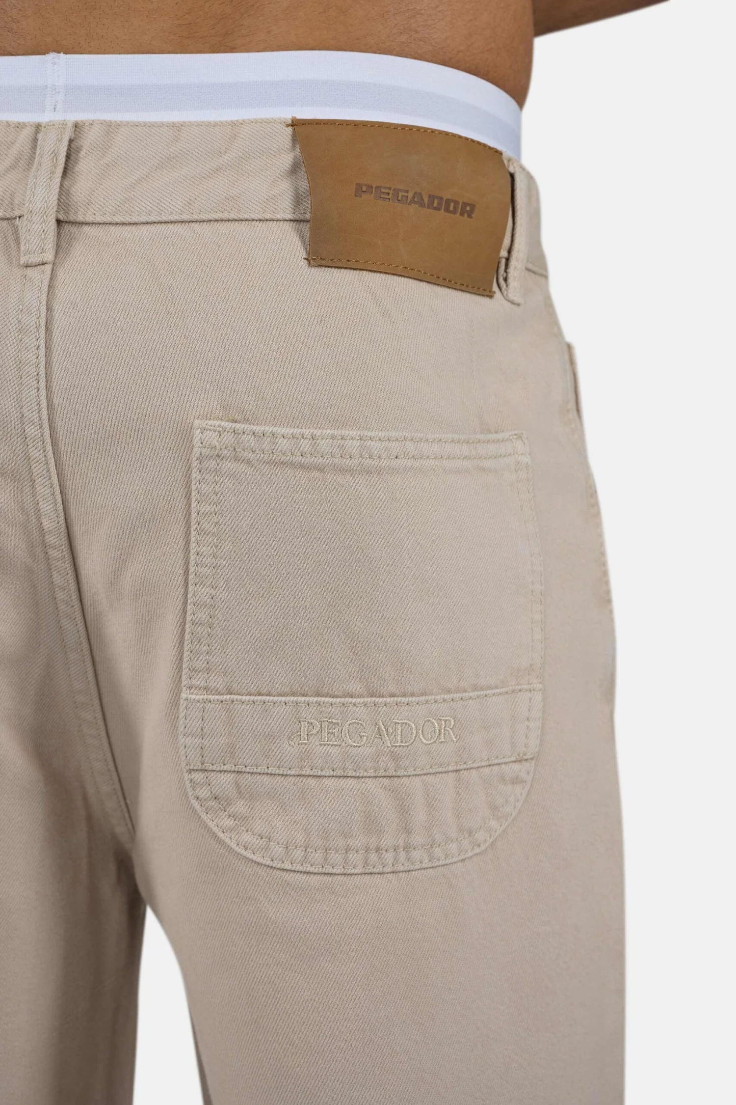 Darel Wide Jeans Washed Light Beige 5 Darel Wide Jeans Washed Light Beige - Image 5