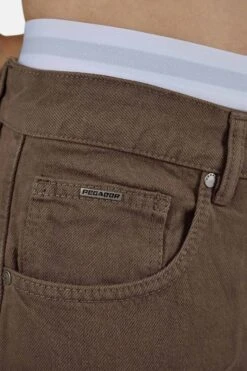 Darel Wide Jeans Washed Cozy Brown -Creps Lockers PGDR 5020 576 Darel Wide Jeans Washed Cozy Brown 994 1