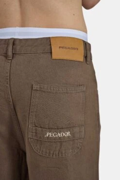 Darel Wide Jeans Washed Cozy Brown -Creps Lockers PGDR 5020 576 Darel Wide Jeans Washed Cozy Brown 995 1